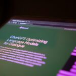 a close up of a computer screen with a blurry background